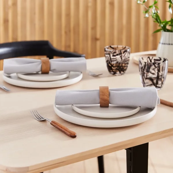 E230 ecopure Recycled Polyester Grey Napkins