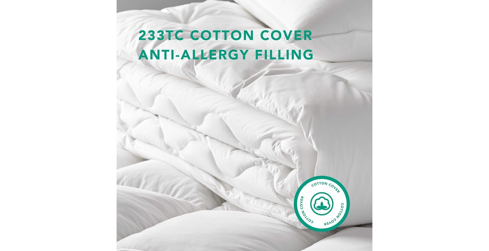 Vision Essentials Anti Allergy 10.5 Tog Duvet Vision Linens Home