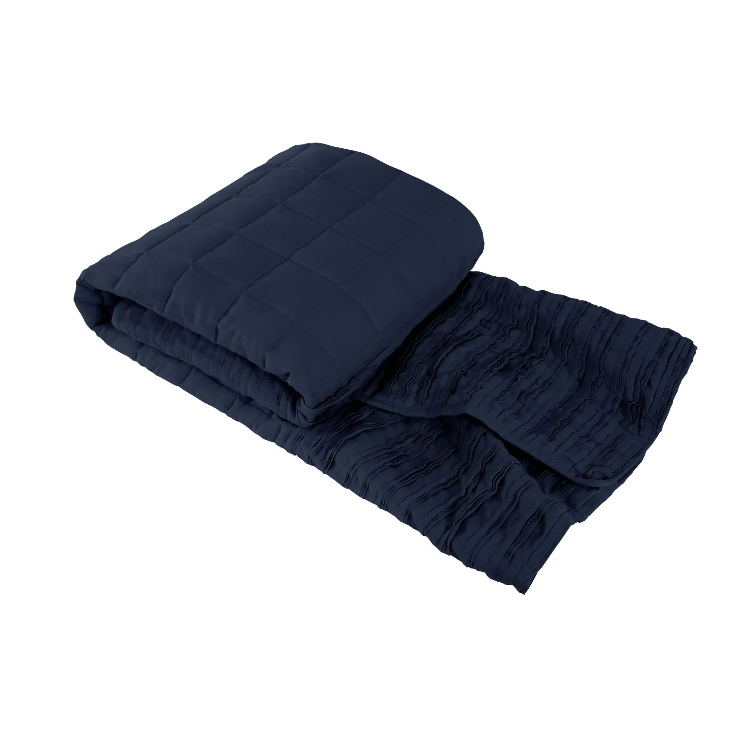 Navy Lazy Linen Throw (6 Colours)