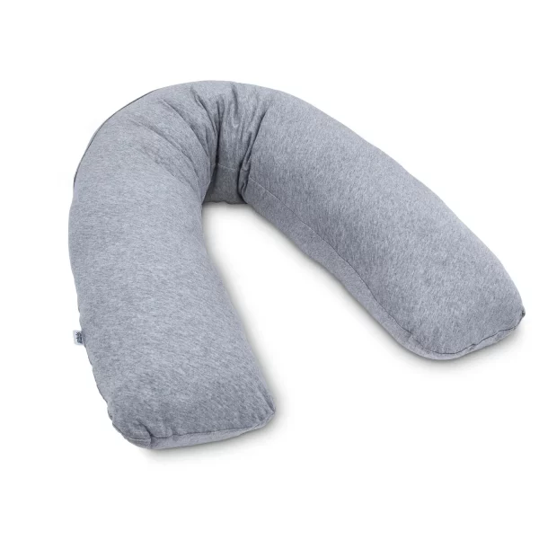Martex Baby pregnancy and nursing pillow in grey.