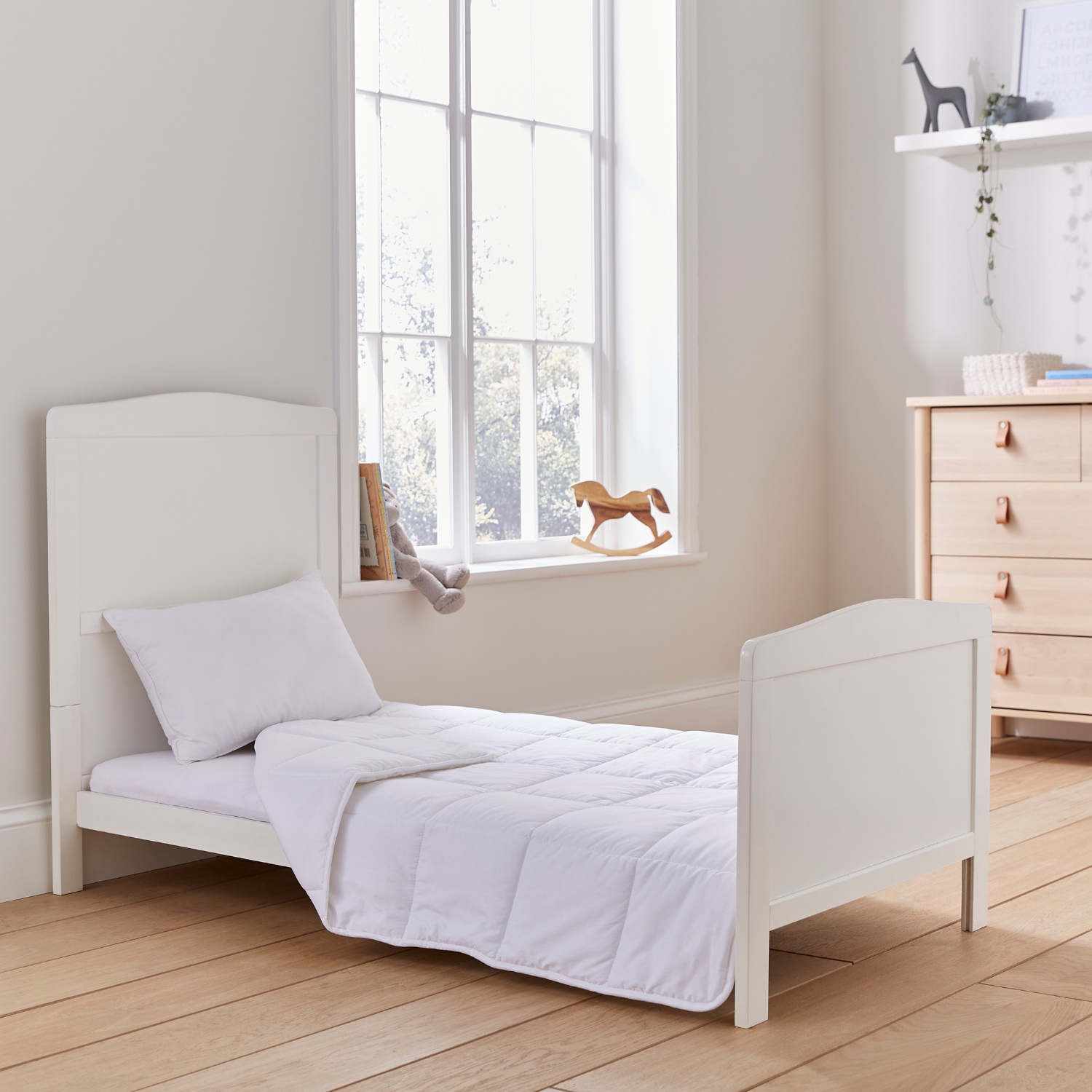Martex Baby White Anti-Allergy 4 Tog Cot Bed Duvet