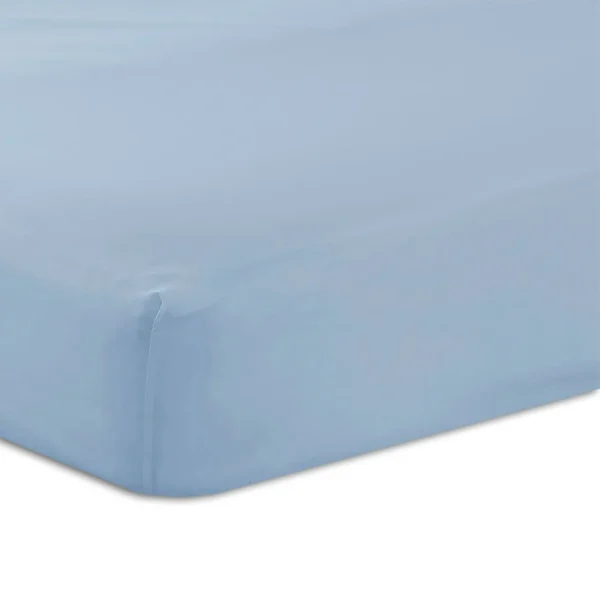 Charlotte Thomas Blue Poetry Fitted Sheet