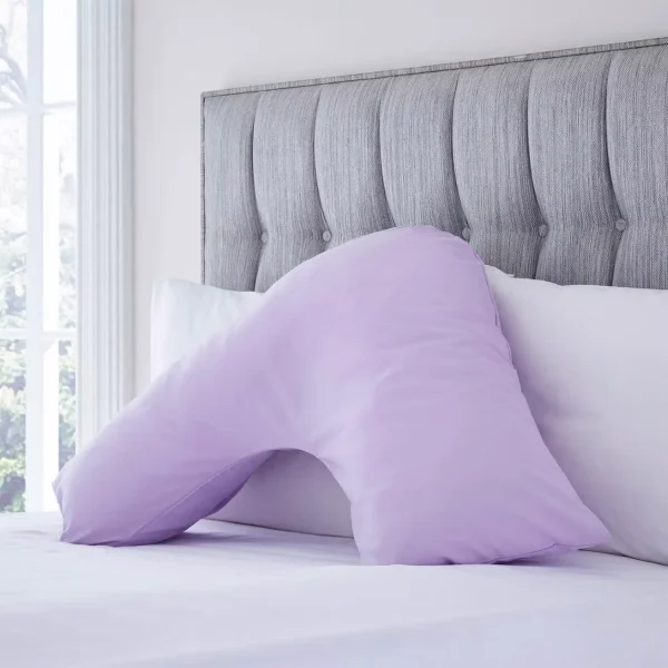 Charlotte Thomas Poetry Lilac V-Shape Pillowcase