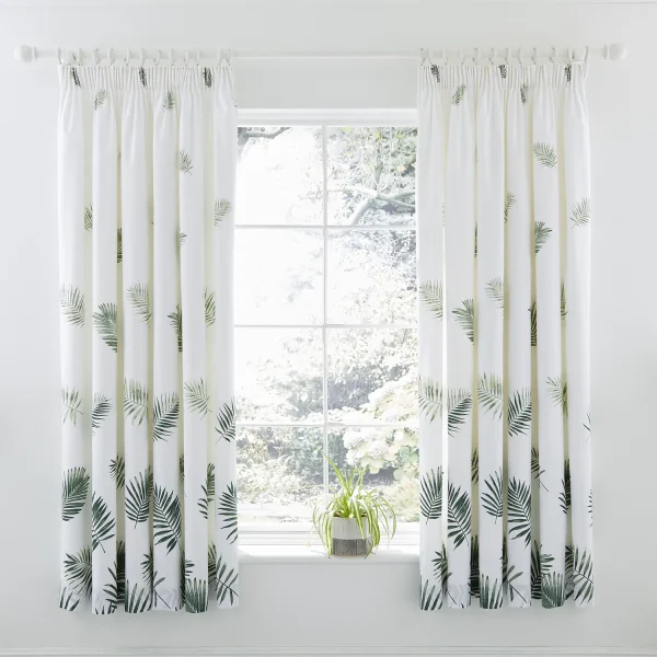 Charlotte Thomas Fern Curtains + Tiebacks (Pair)