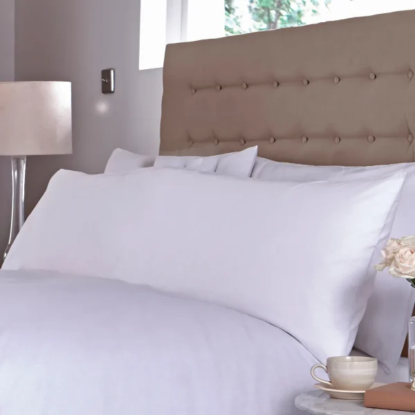 Charlotte Thomas Sestina White Bolster Pillowcase