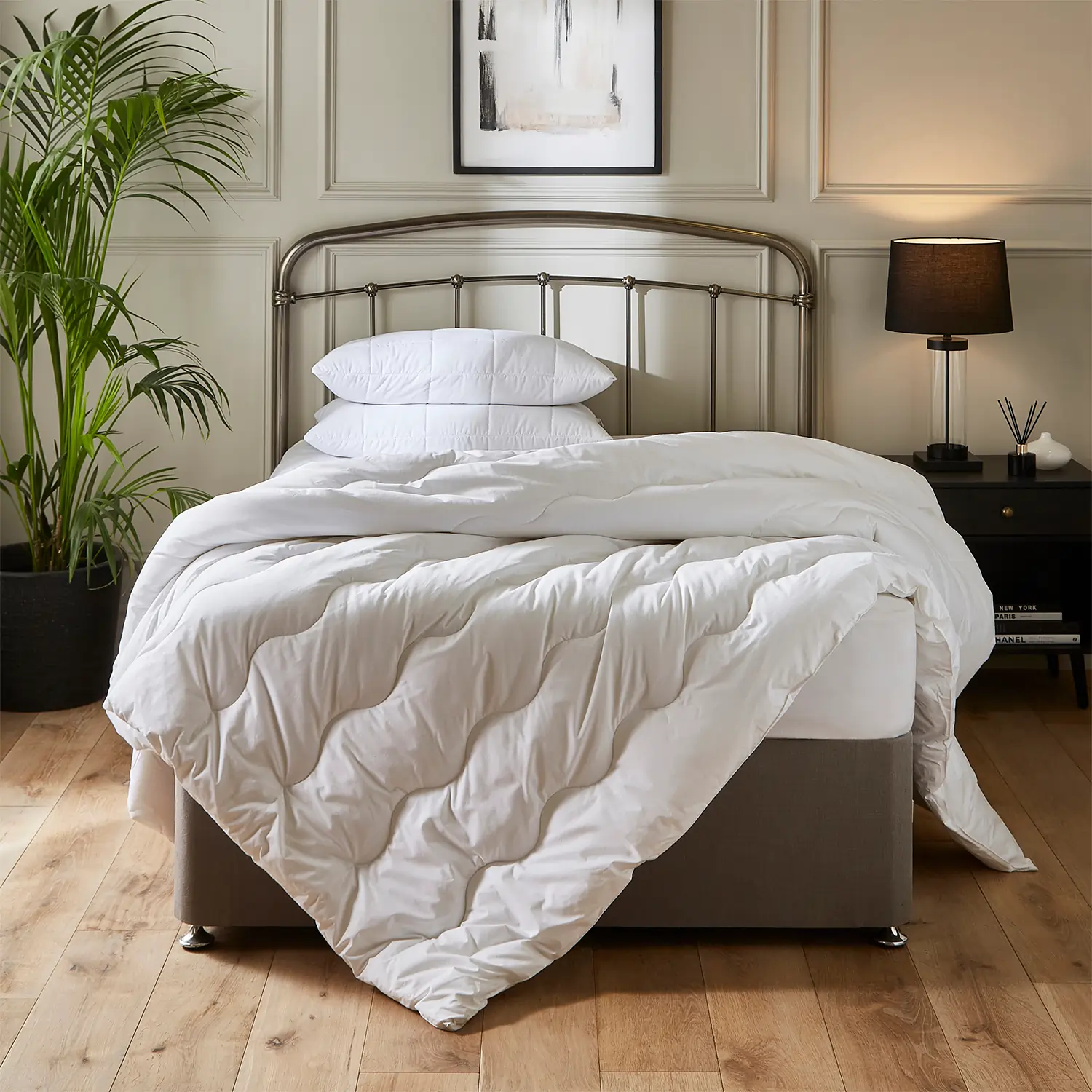 Hotel Pure Luxury Premium Suite Pillows, Duvet, Mattress Topper & Pillow Protector Set