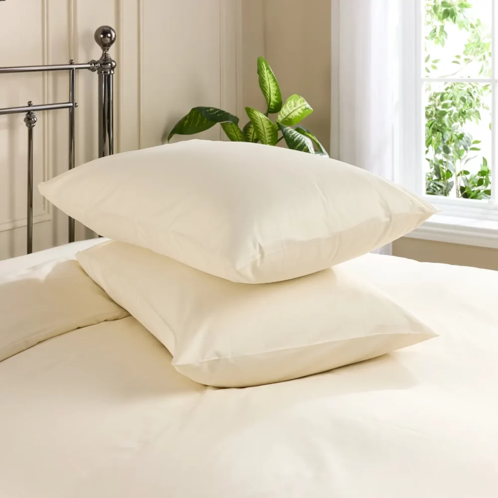 Hotel Pure Luxury 5 Star Classic Pillowcase - Cream - 1