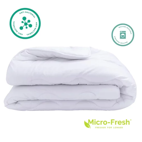 Vision Essentials Seersucker 10.5 Tog Duvet With White Background