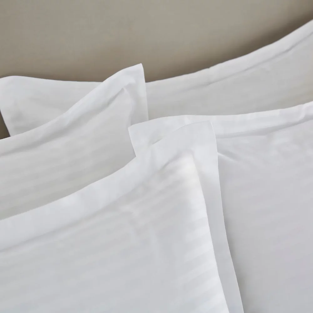 Liddell 400 Thread Count Egyptian Cotton Striped Oxford Pillowcase Pair Detail