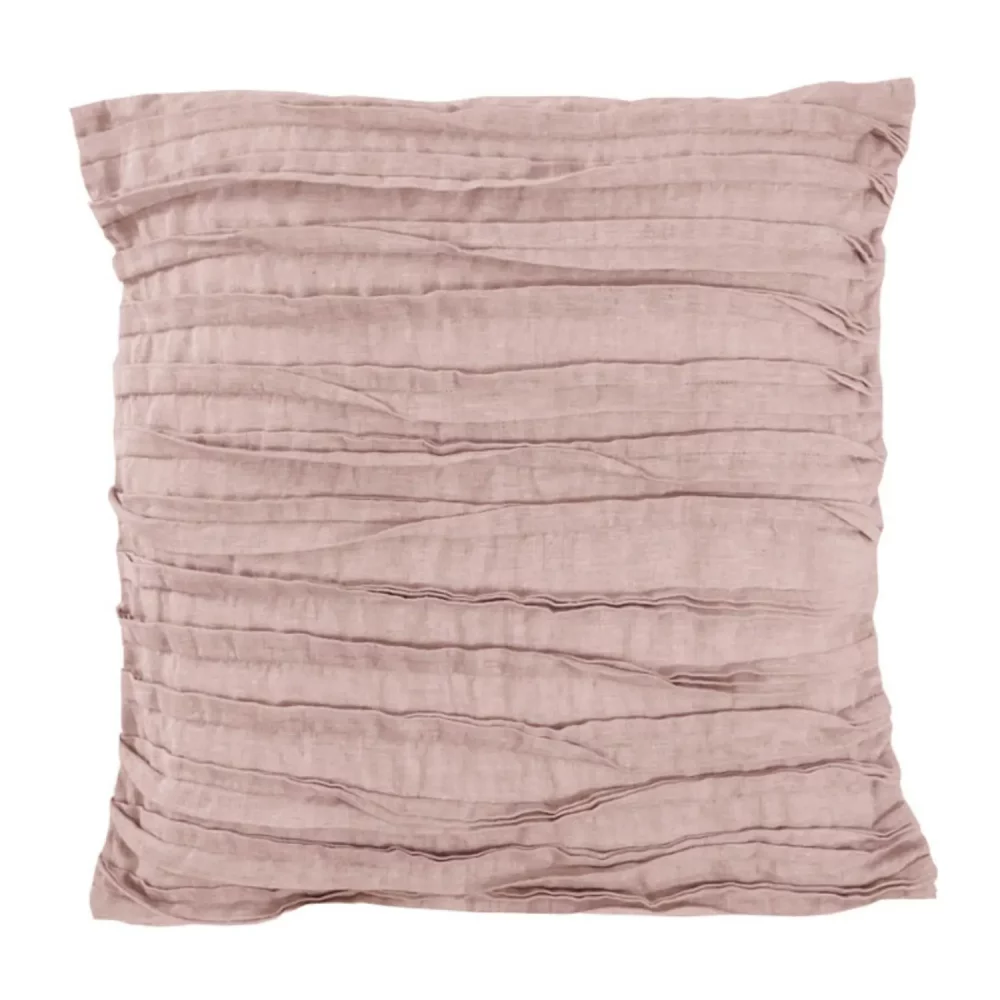 V-030347 01 Lazy Linen Cushion Mellow Pink - One Size