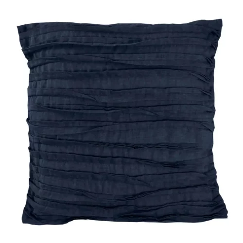 V-030378 01 Lazy Linen Cushion Navy - One Size
