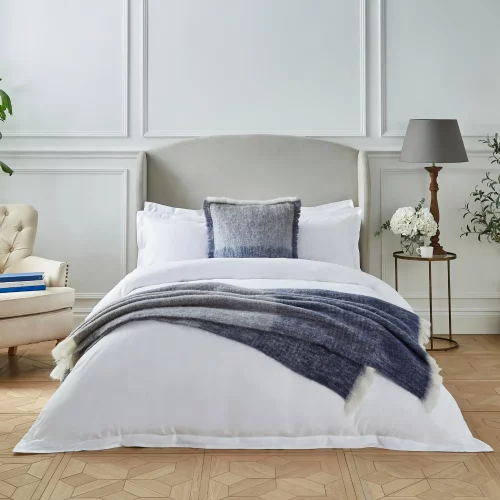 V-CUS-L-M-TE-LID-F 03 Mohair Titanic Edition Blue Cushion