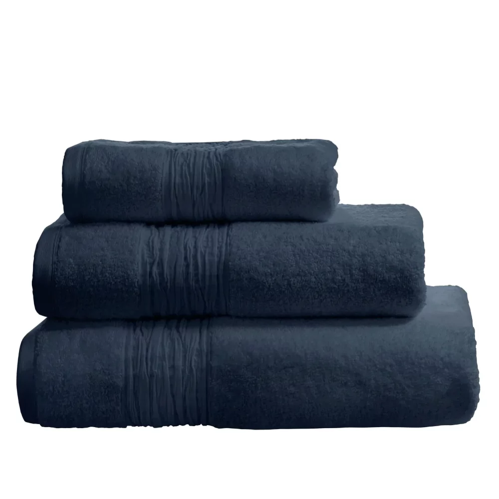 Lazy Linen 600GSM Turkish Cotton Navy Towels