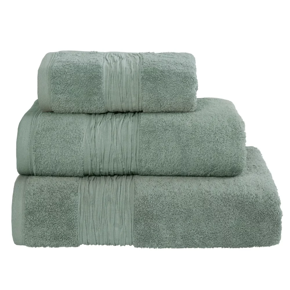 Lazy Linen 600GSM Turkish Cotton Sage Towels