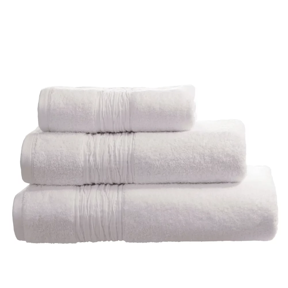 Lazy Linen 600GSM Turkish Cotton White Towels