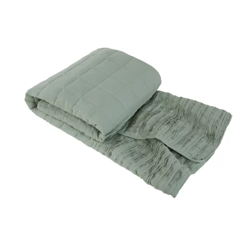 V-030422 01 Lazy Linen Throw Sage - One Size