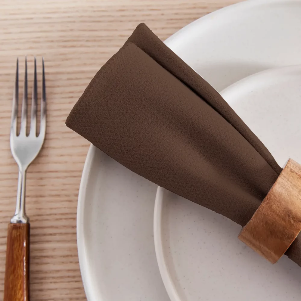E230 ecopure Recycled Polyester Chocolate Napkin