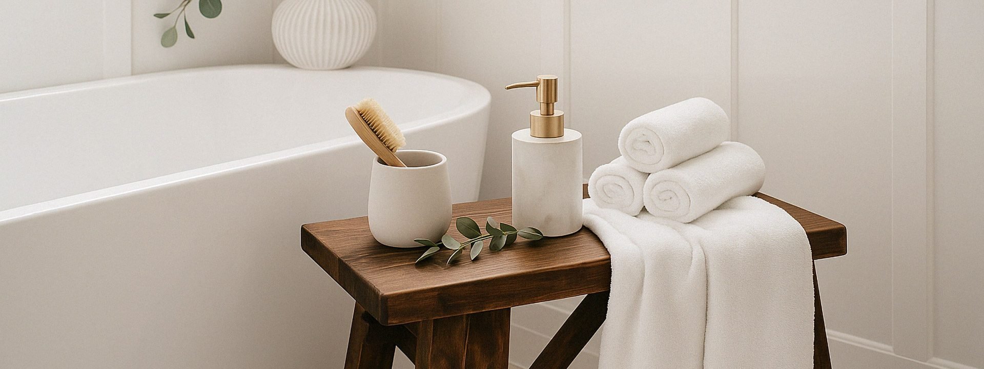 white-bathoom-towel