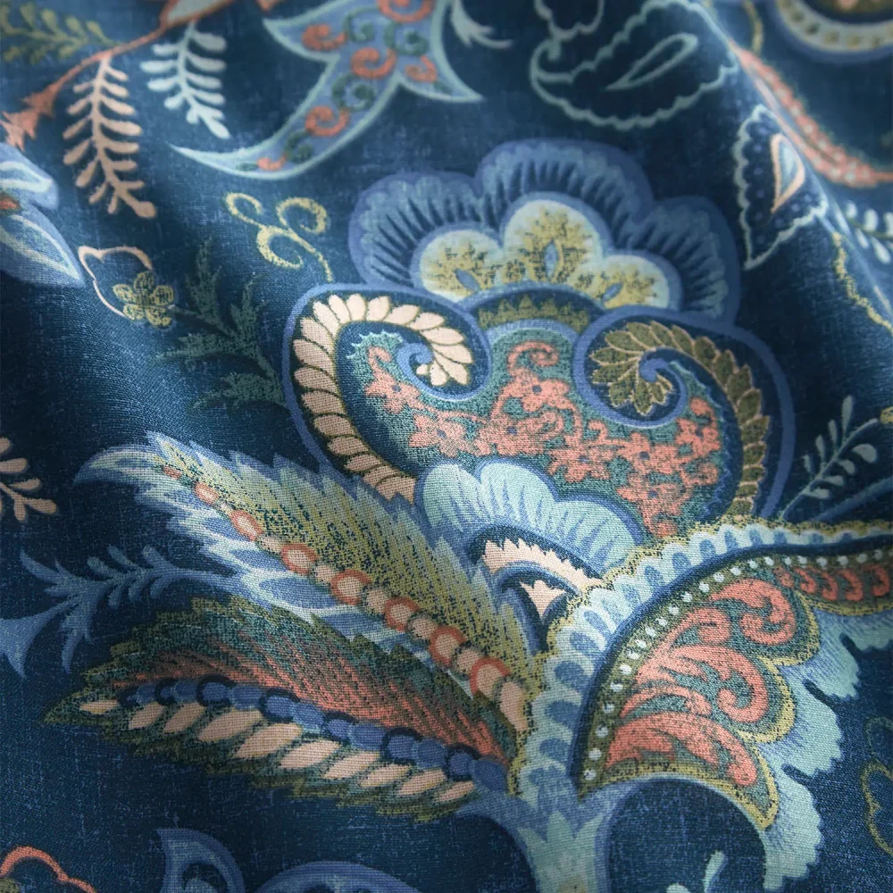 Charlotte Thomas Jacobus Navy Duvet Cover Set Detail