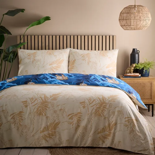 Charlotte Thomas Tiger Duvet Cover Set Reverse