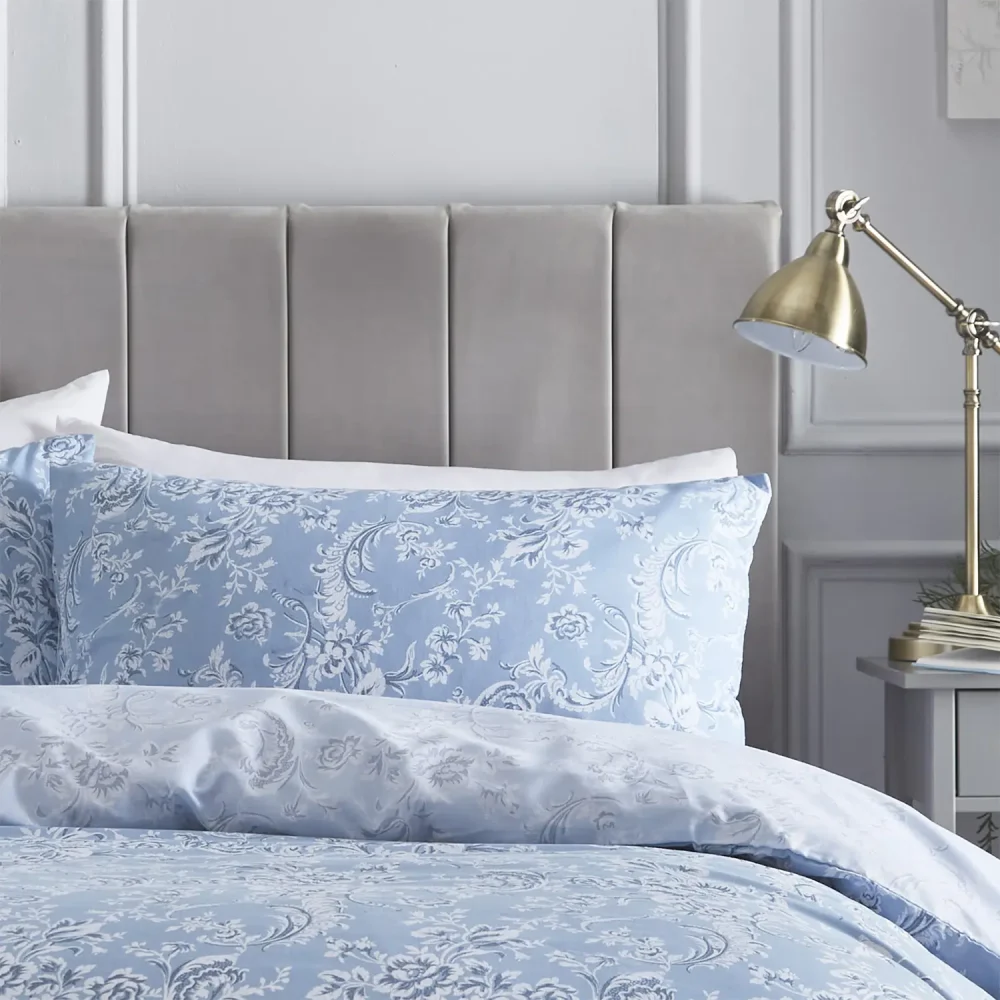 Charlotte Thomas Wedgewood Duvet Cover Set Detail