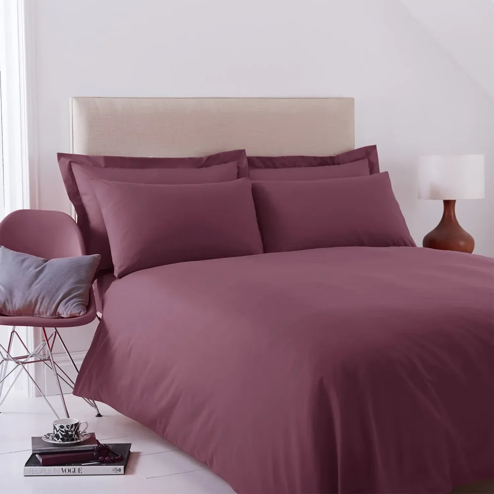 Charlotte Thomas Aubergine Poetry Duvet Cover Set