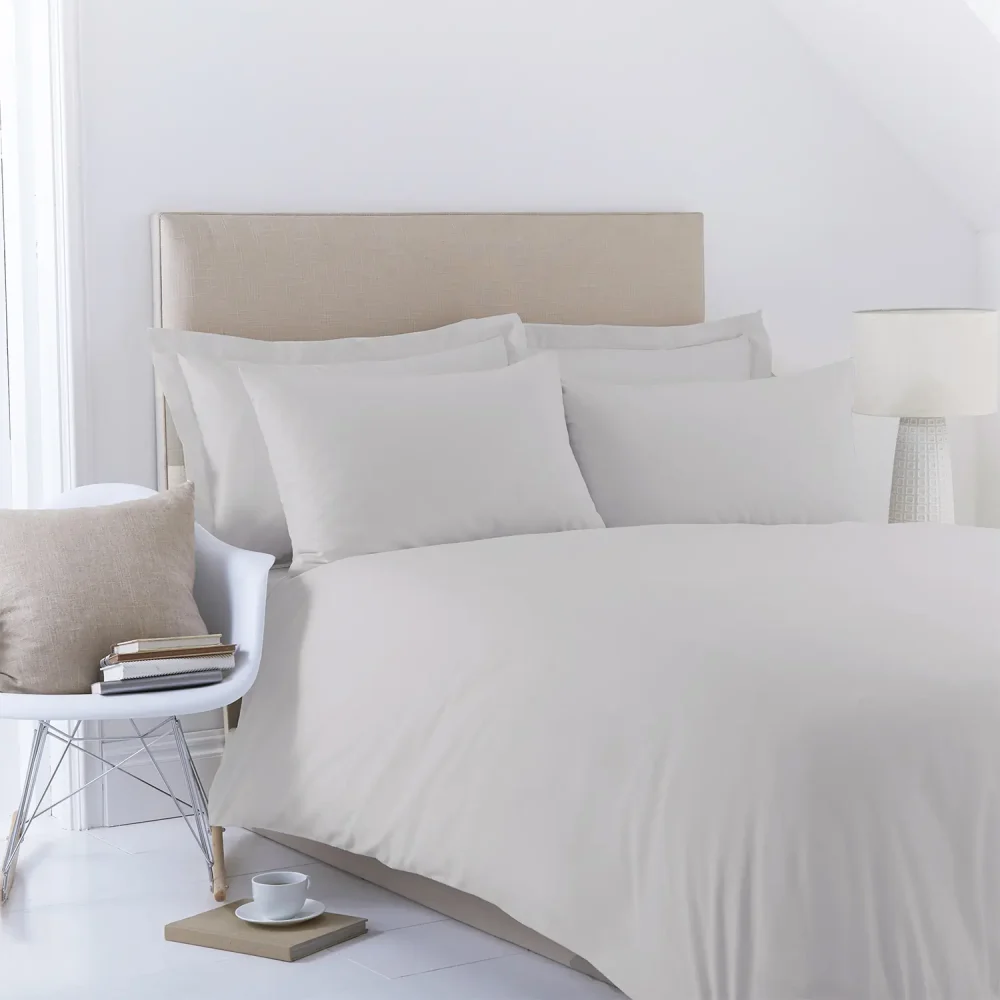 Charlotte Thomas Light Grey Poetry Duvet Cover Set