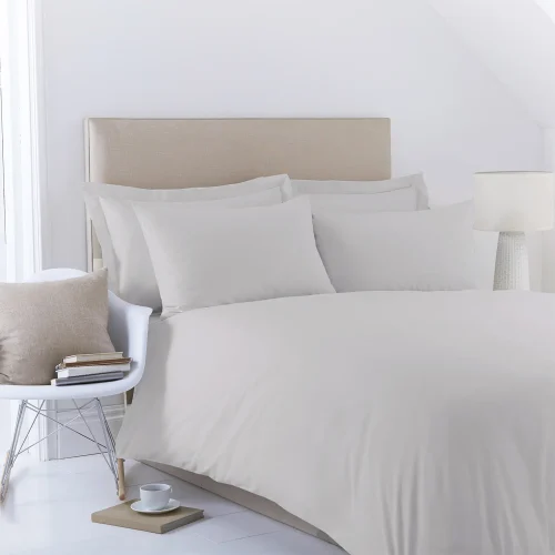 Charlotte Thomas Light Grey Poetry Duvet Cover Set