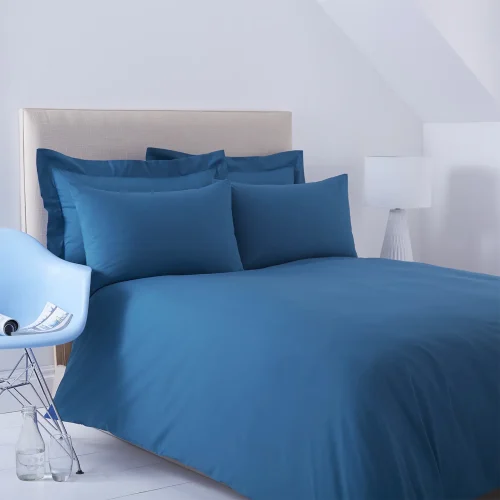 Charlotte Thomas Mid Blue Poetry Duvet Cover Set