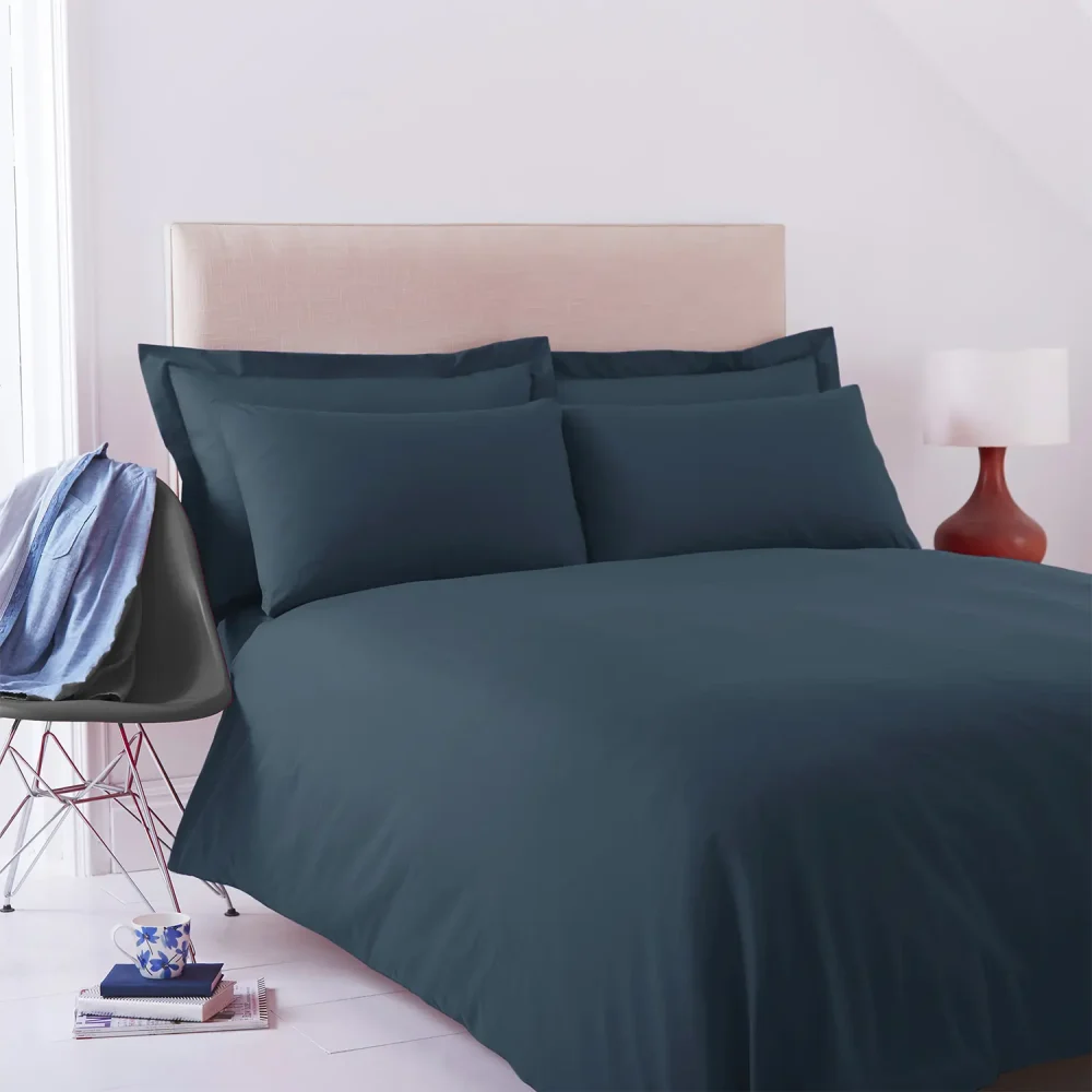 Charlotte Thomas Navy Poetry Duvet Cover Set
