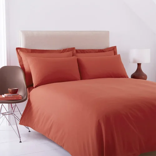 Charlotte Thomas Terracotta Poetry Duvet Cover Set