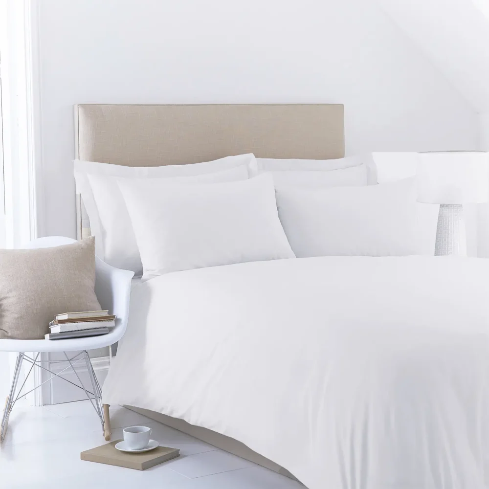 Charlotte Thomas White Poetry Duvet Cover Set