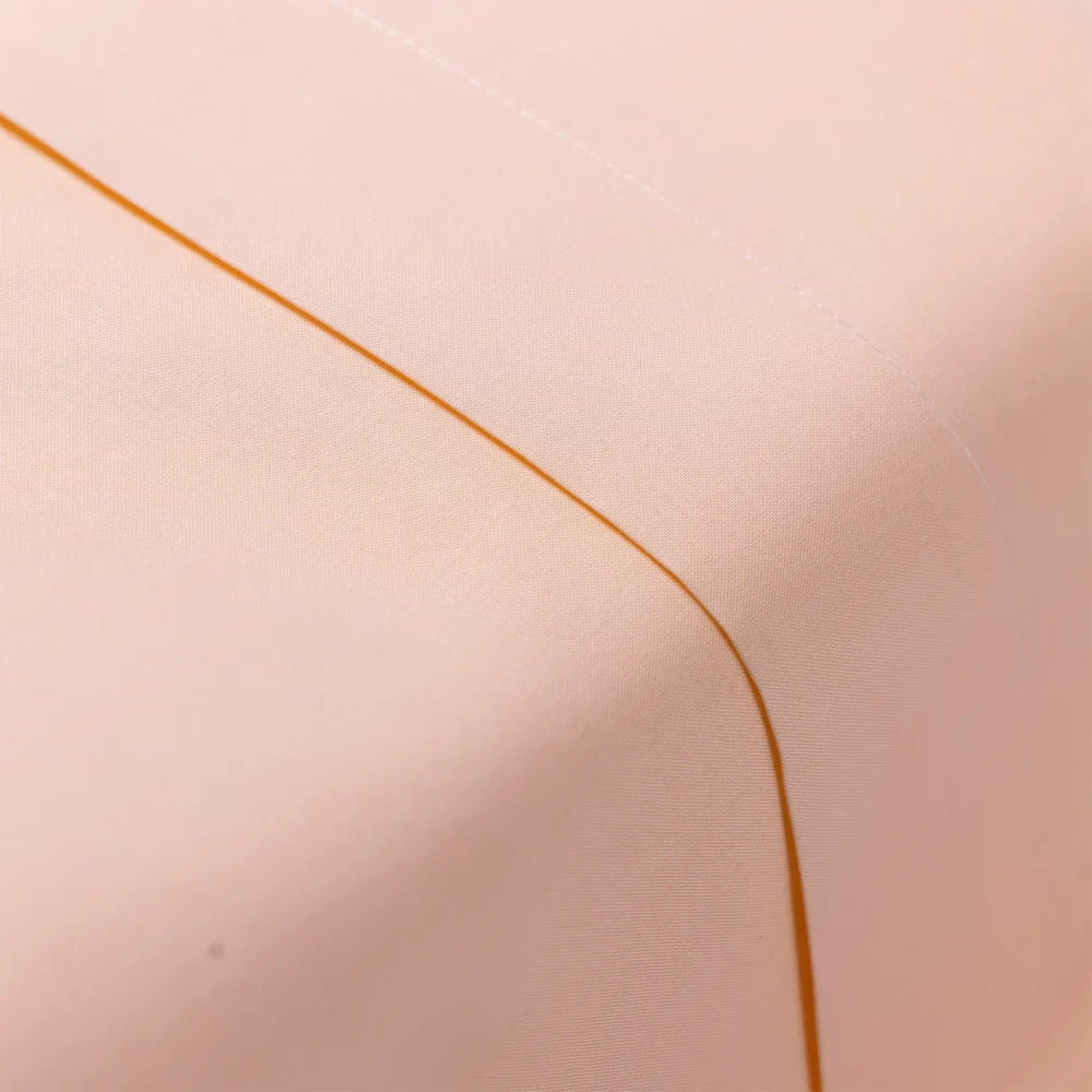 Charlotte Thomas Peach Poetry Flat Sheet