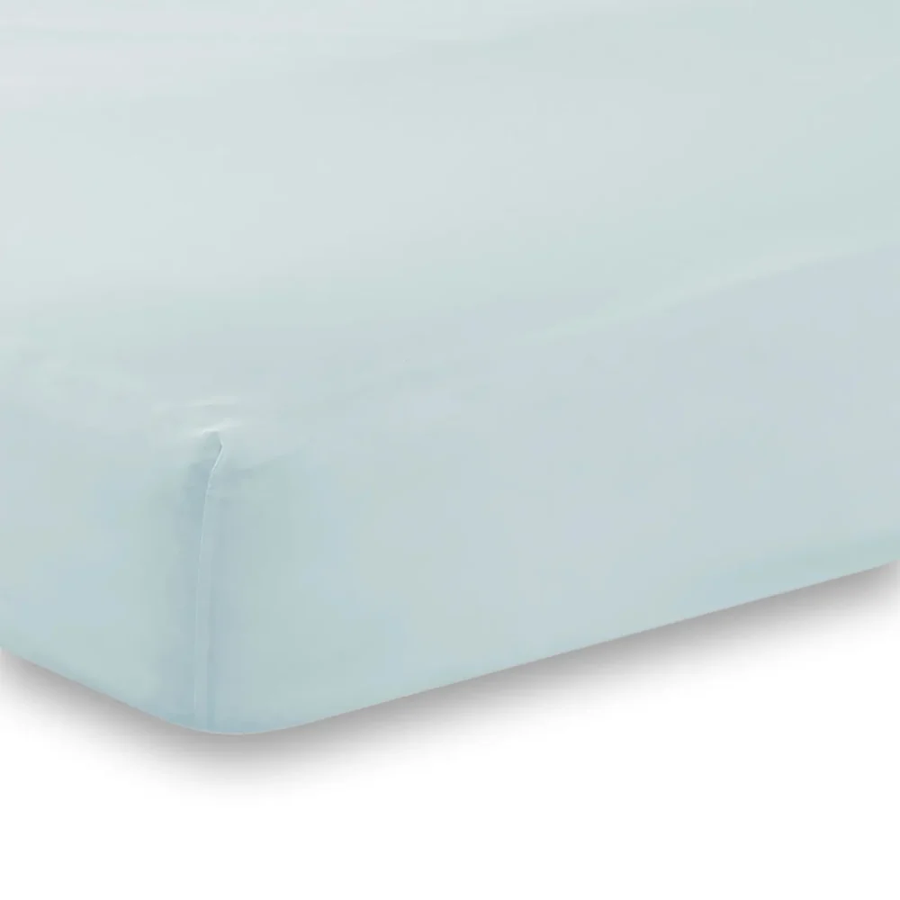 Charlotte Thomas Duck Egg Poetry Fitted Sheet