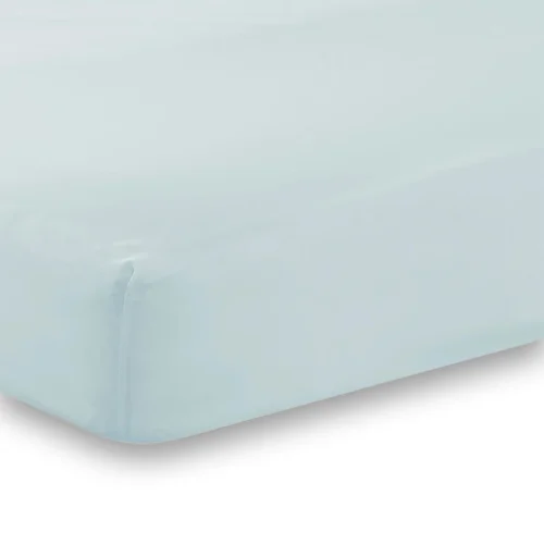 Charlotte Thomas Duck Egg Poetry Fitted Sheet
