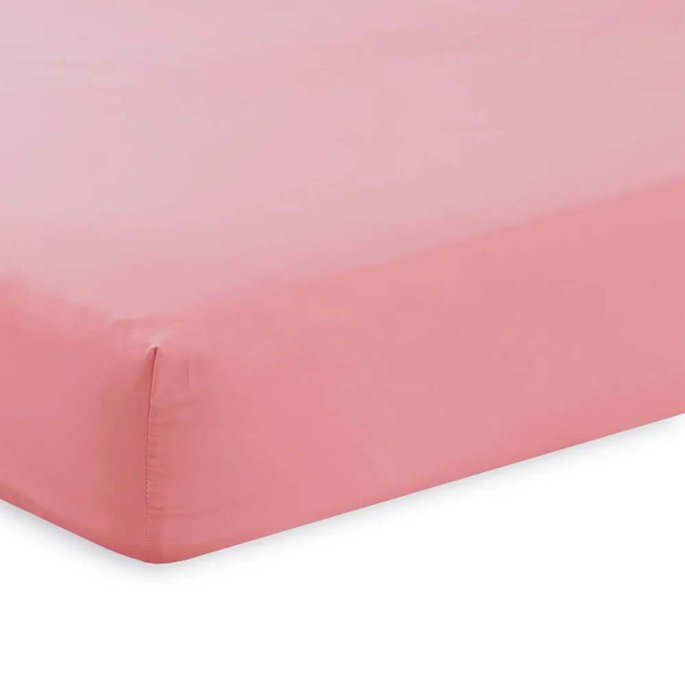 Charlotte Thomas Dusky Pink Poetry Fitted Sheet