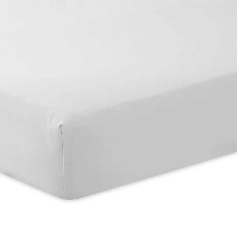 Charlotte Thomas Light Grey Poetry Fitted Sheet