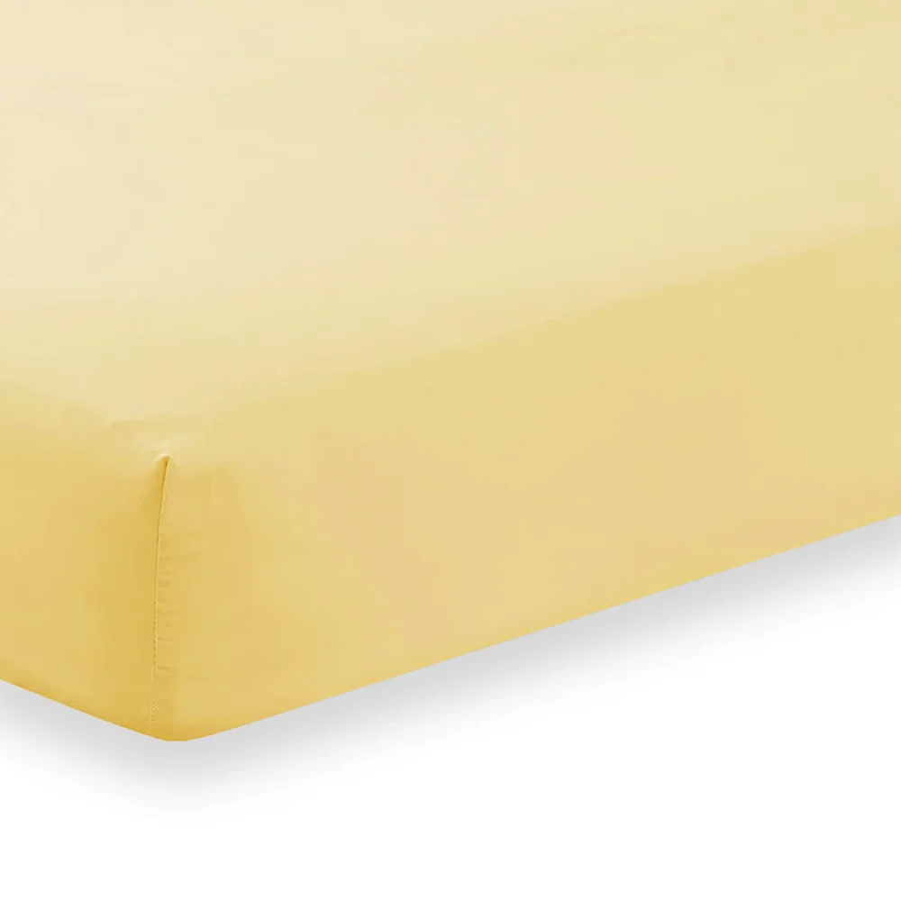 Charlotte Thomas Lemon Poetry Fitted Sheet