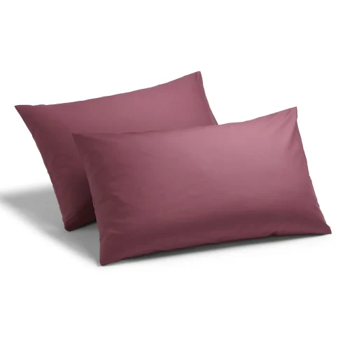 Charlotte Thomas Aubergine Poetry Classic Pillowcase Pair