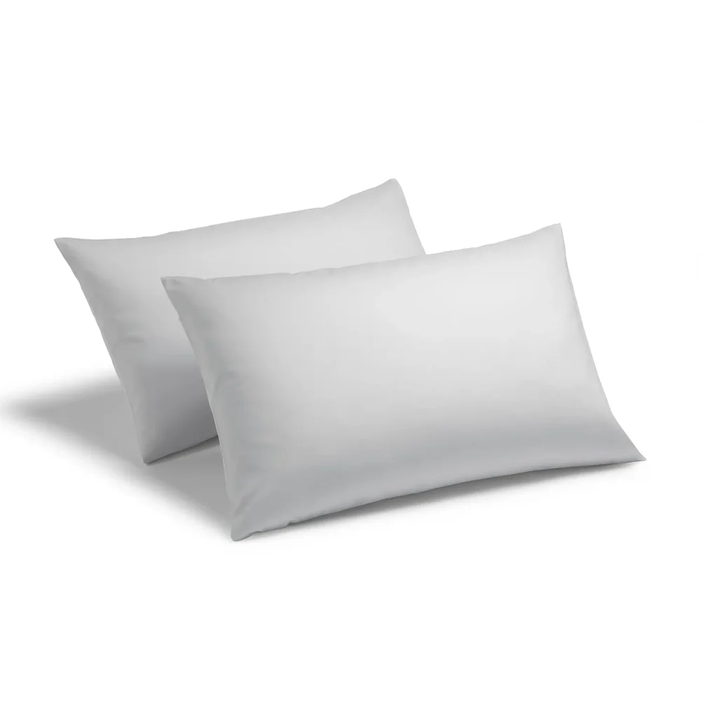 Charlotte Thomas Light Grey Poetry Classic Pillowcase Pair