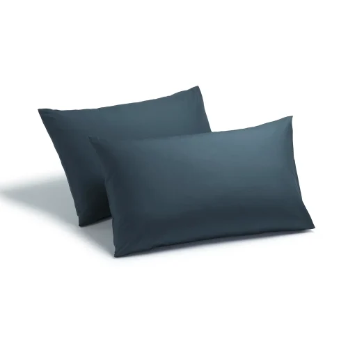 Charlotte Thomas Navy Poetry Classic Pillowcase Pair
