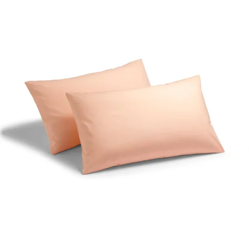 Charlotte Thomas Peach Poetry Classic Pillowcase Pair