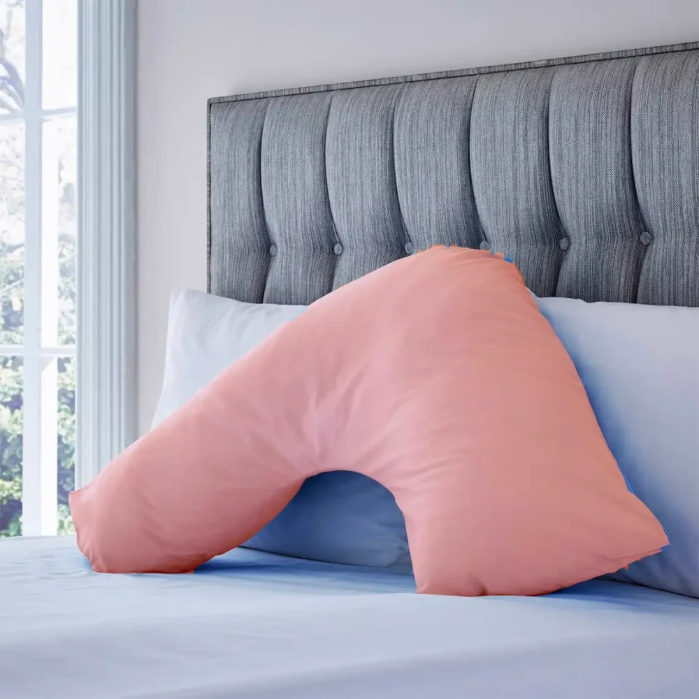 Charlotte Thomas Poetry Dusky Pink V-Shape Pillowcase