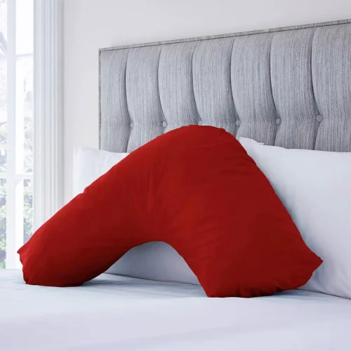 Charlotte Thomas Poetry Terracotta V-Shape Pillowcase