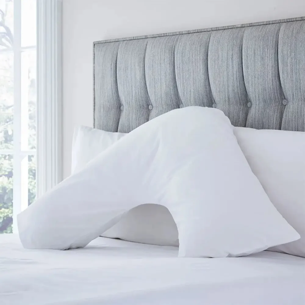 Charlotte Thomas Poetry White V-Shape Pillowcase