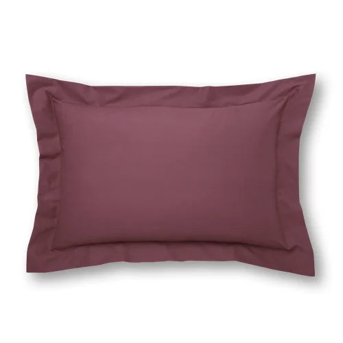 Charlotte Thomas Poetry Aubergine Oxford Pillowcase