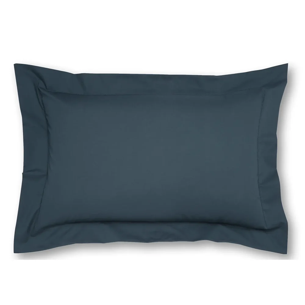 Charlotte Thomas Poetry Navy Oxford Pillowcase