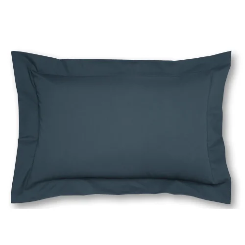 Charlotte Thomas Poetry Navy Oxford Pillowcase