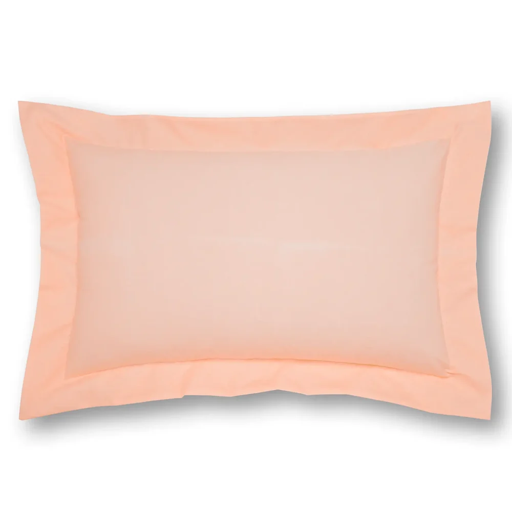 Charlotte Thomas Poetry Peach Oxford Pillowcase