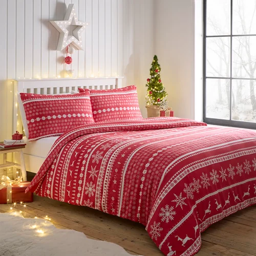 CPQF1NORD2A_Nordic_Stripe_SB_Duvet_Cover_Set_Brushed_Cotton_Red_01